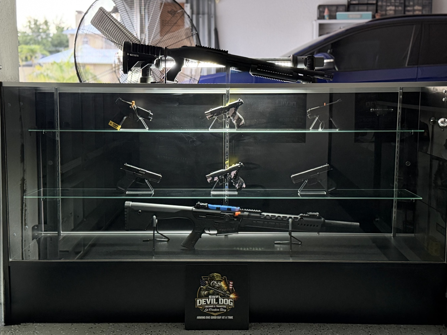 Pistol display case